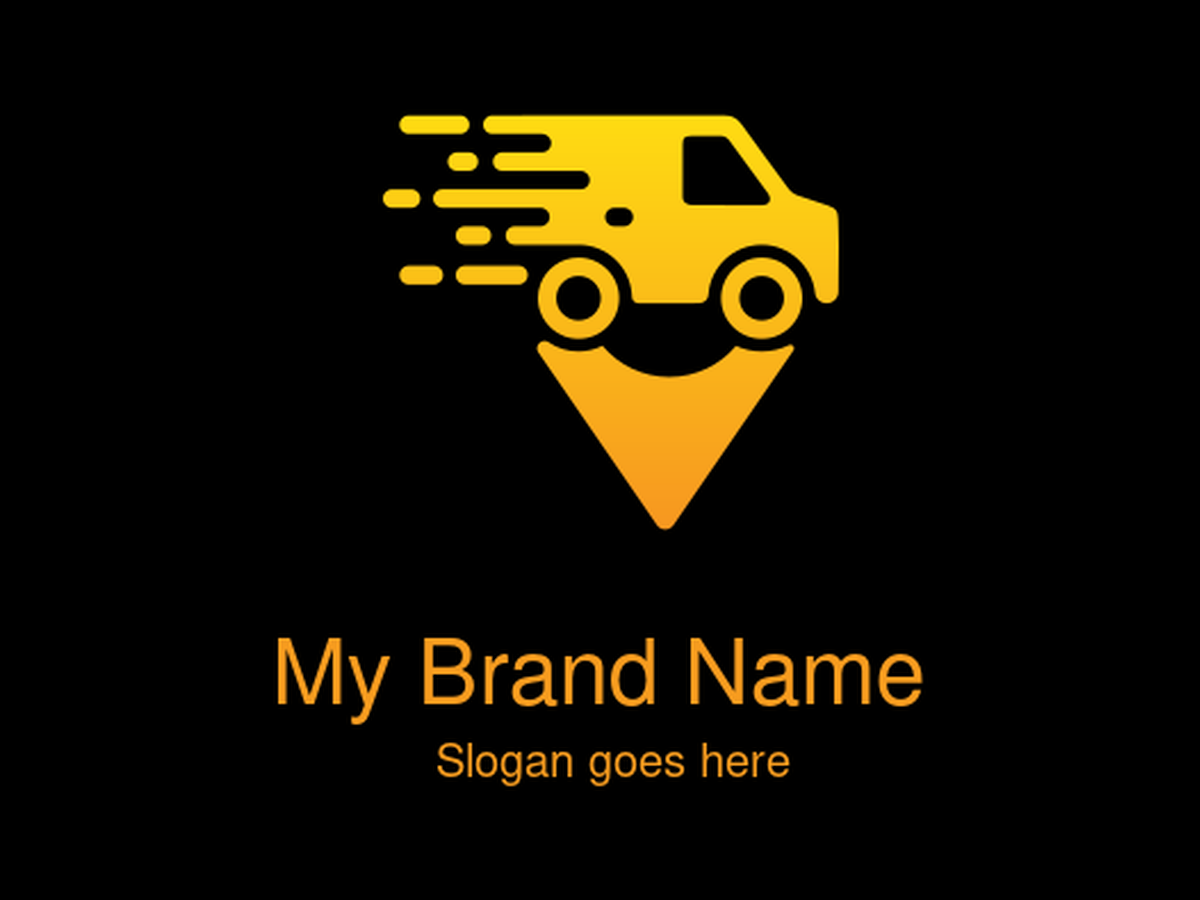 Express Delivery and Logistics Service with Real-Time Tracking Logo Design for Efficient and Reliable Transportation Solutions
